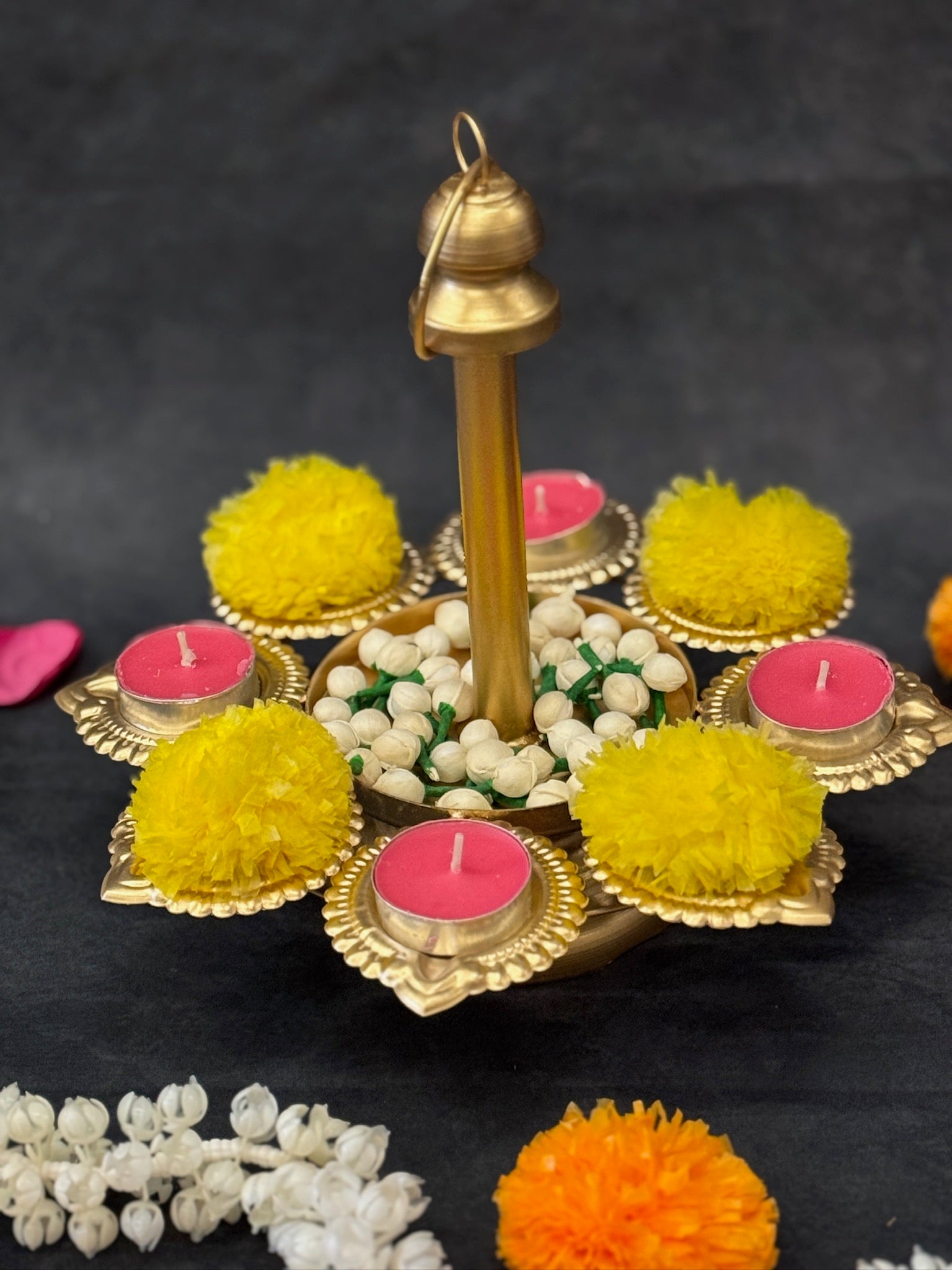 Single Tier Hanging Diya Urli