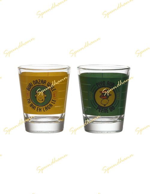 Buri Nazar Wale Shot Glass Set of 2