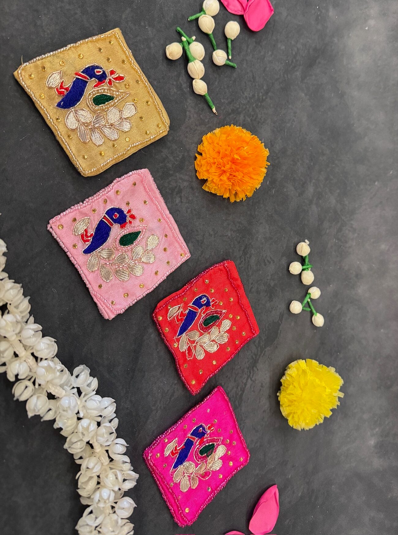 Peacock Deisgn Pouch / Potli