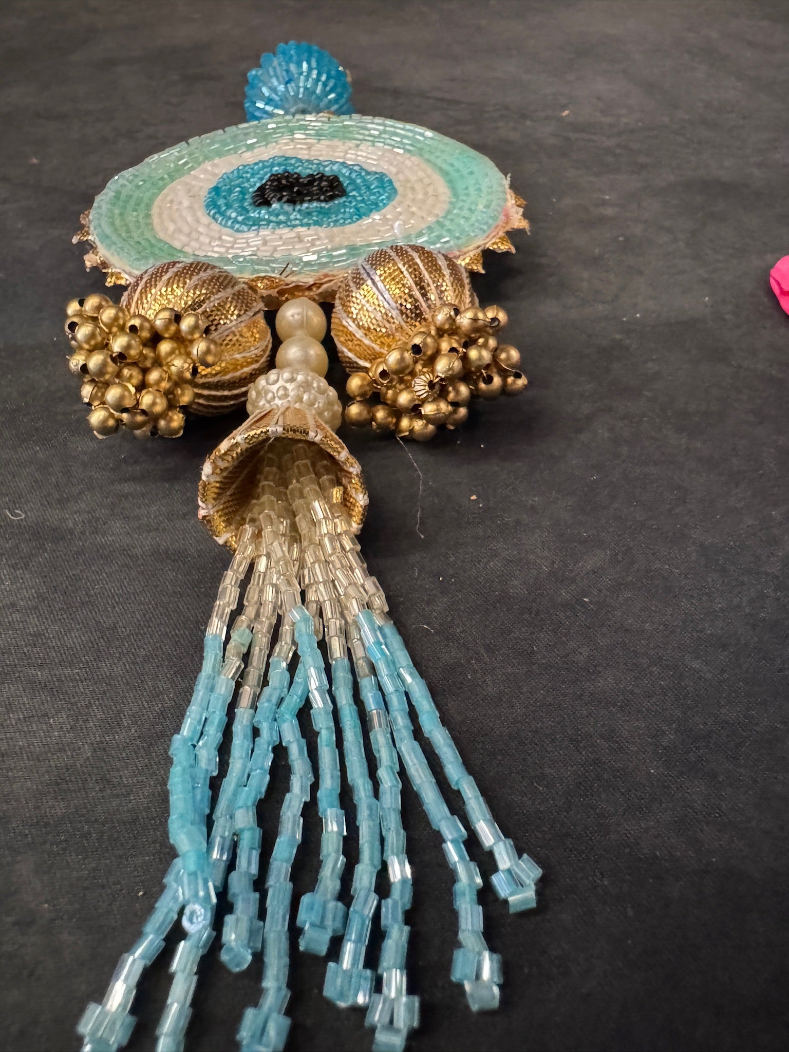 Evil Eye Hanging with Tassel Pair
