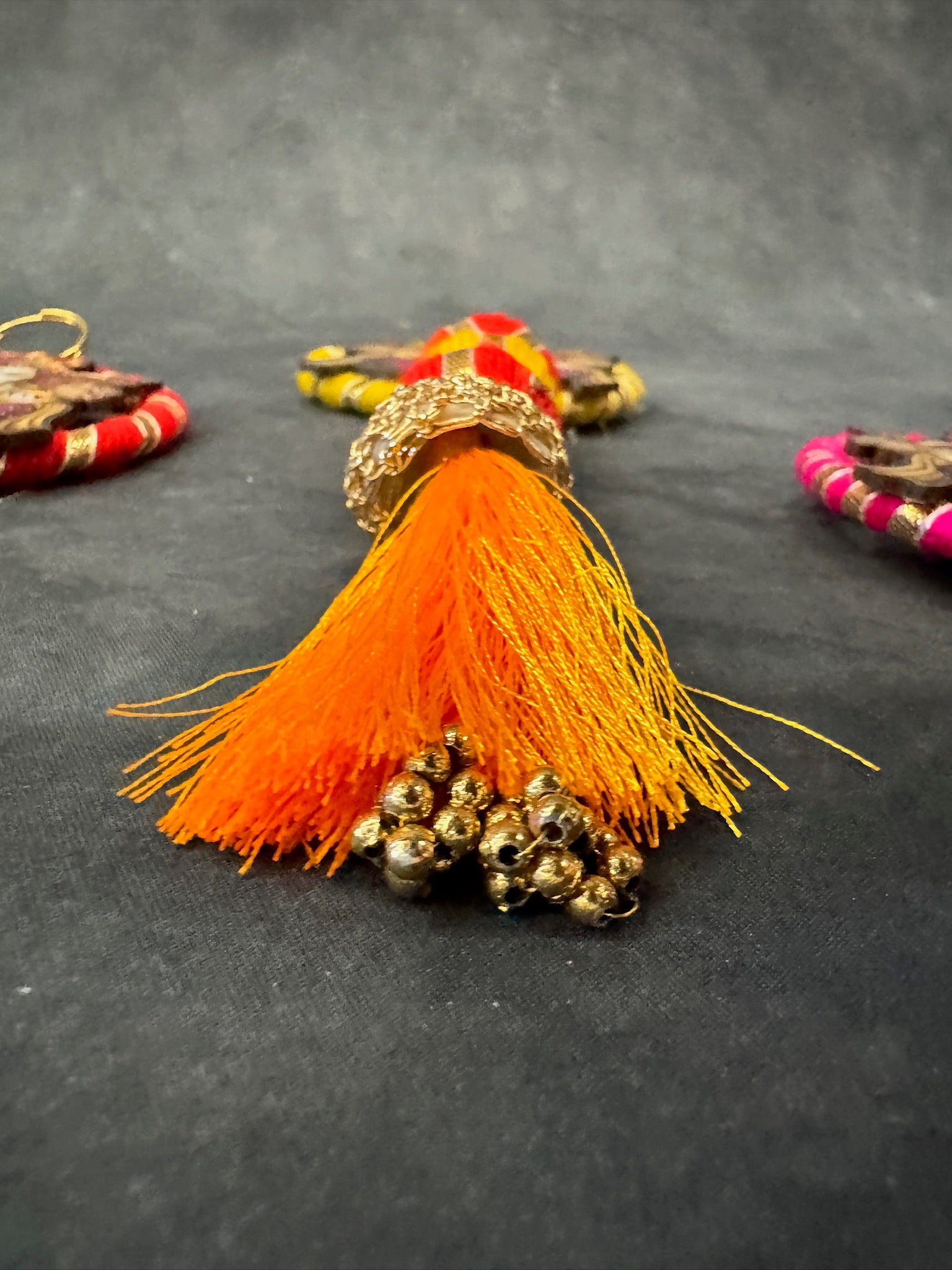Ganesha Chakri Ball dangler with Tassel
