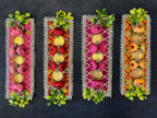 3 Tea lights On A Colorful Mat