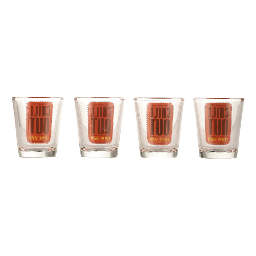 CHILL OUT SHOT GLASS SET OF 2