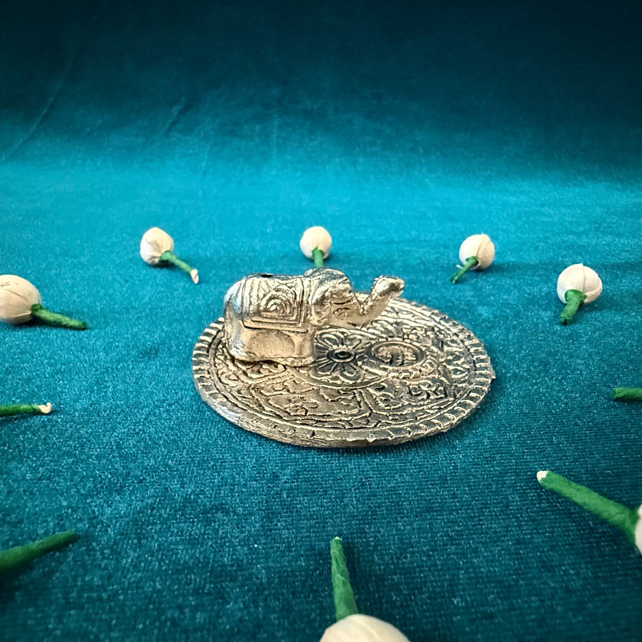 Decorative Elephant Plate Incense Holder