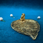Ganesha Leaf Plate Incense Holder