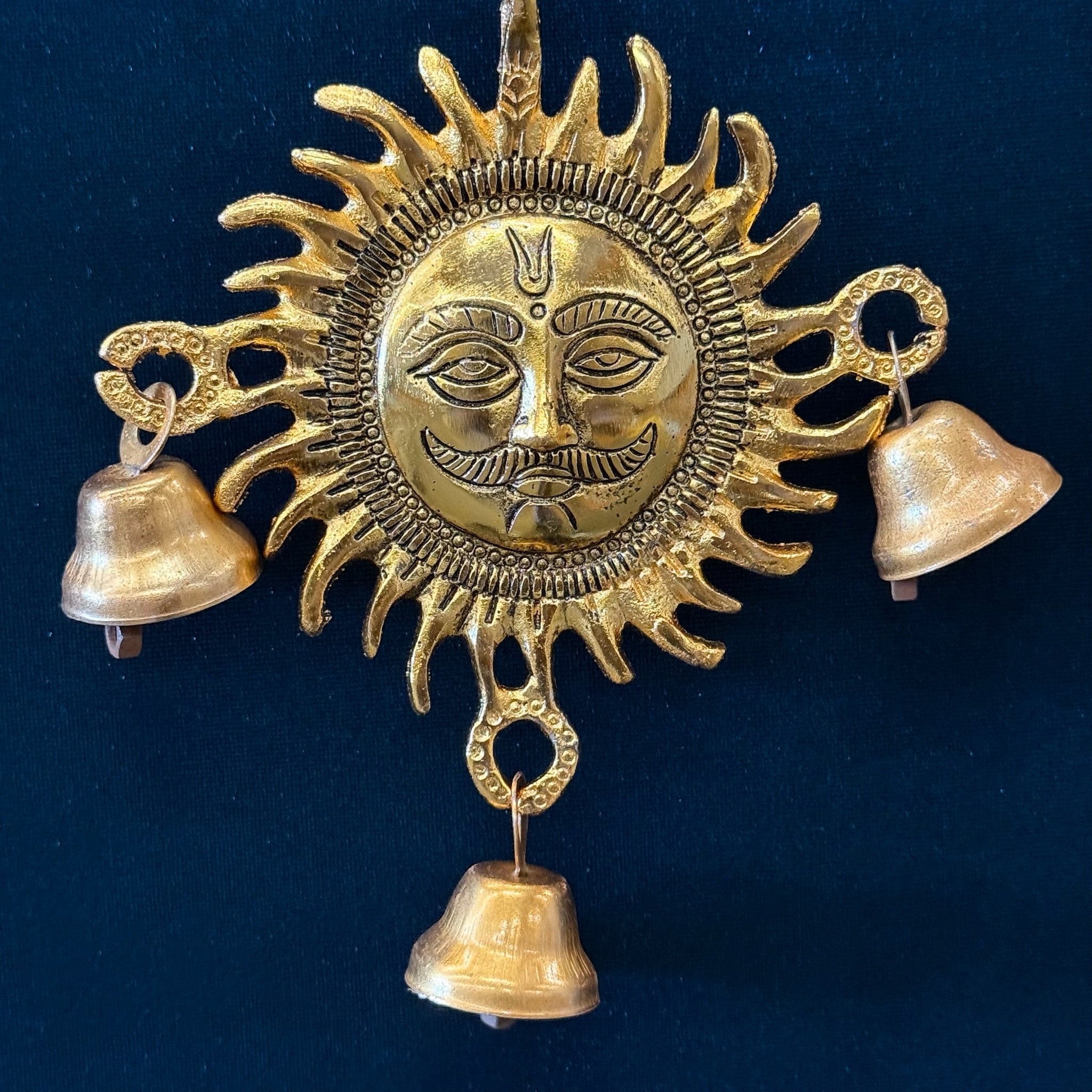 Sun Wall Hanging With Bells