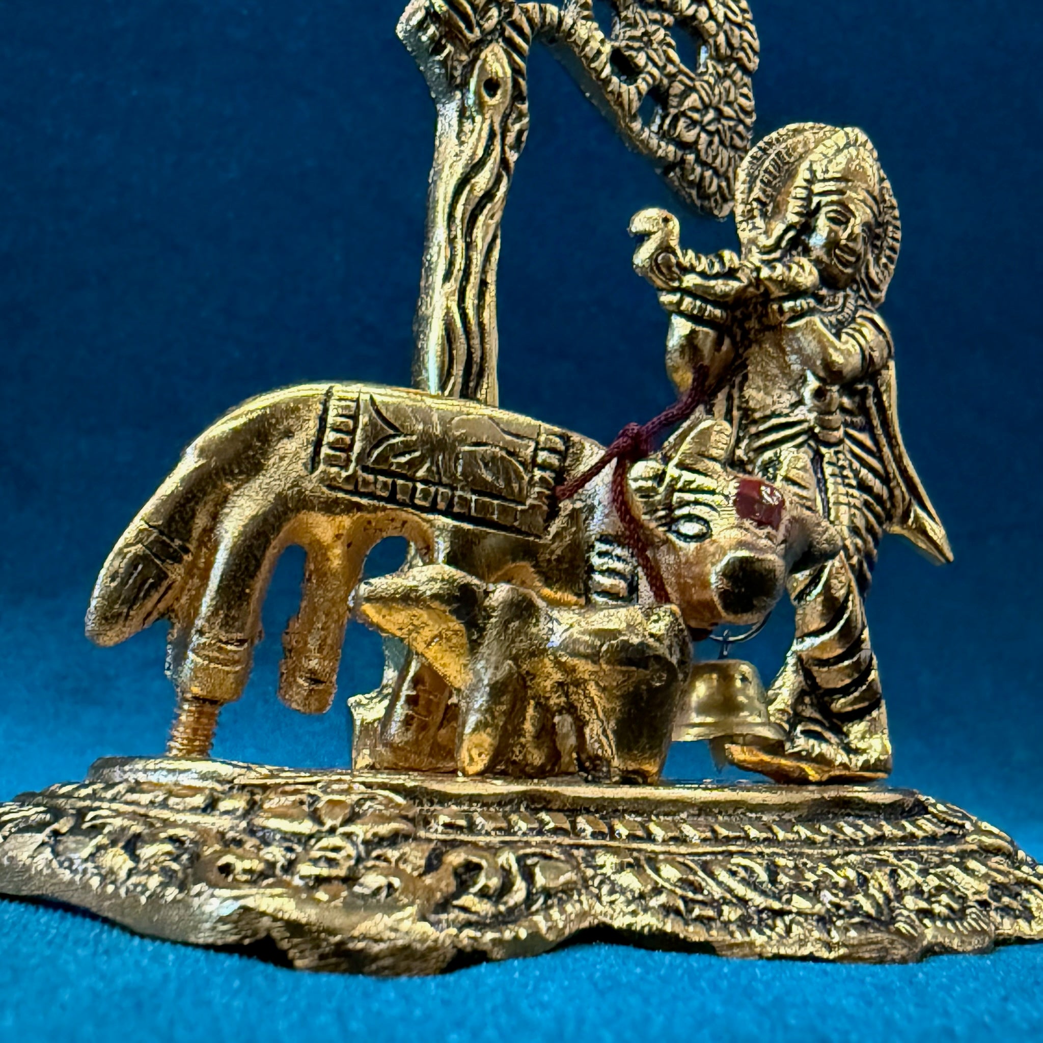 Krishna with Cow & Tree Idol