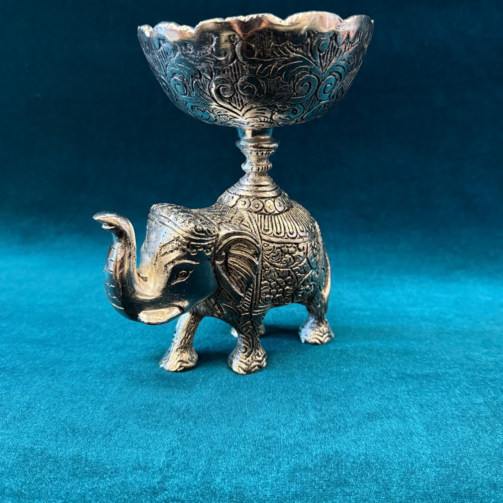 Elephant Decorative Bowl Stand