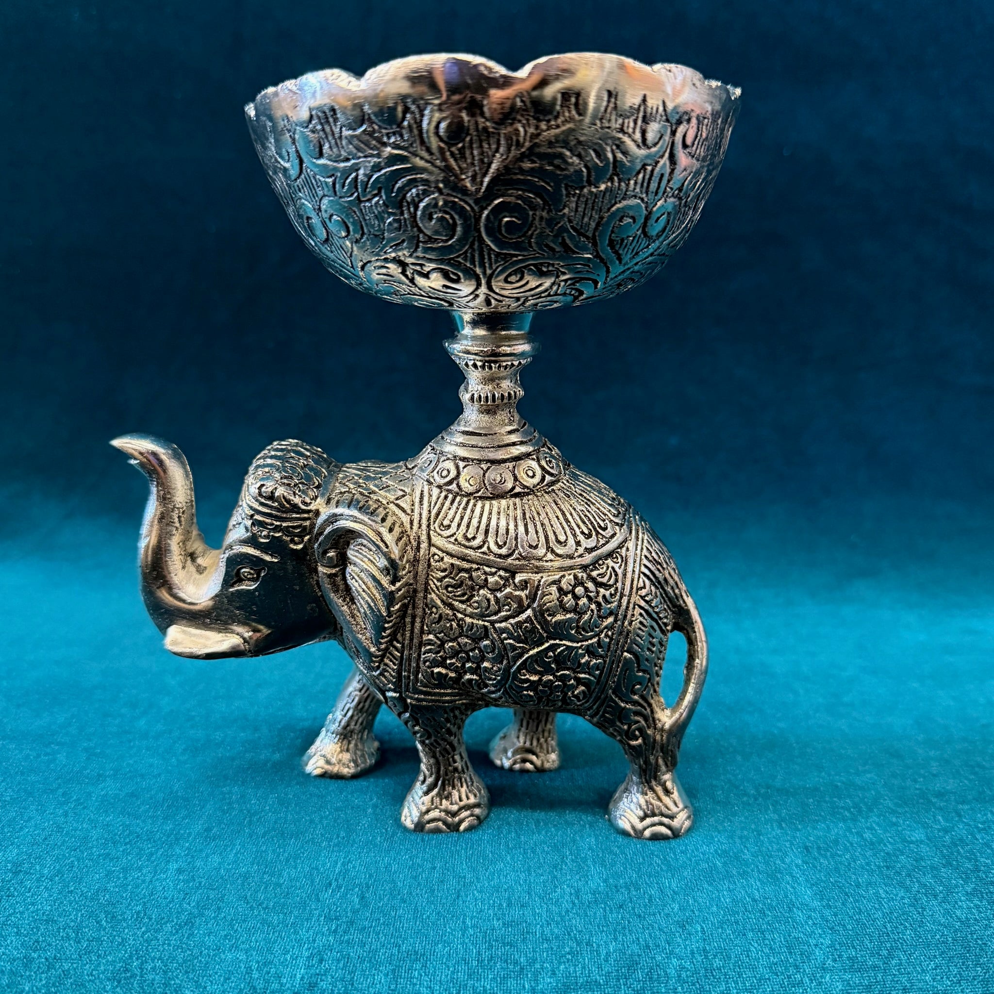 Elephant Decorative Bowl Stand
