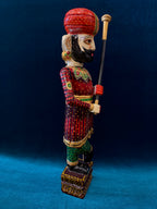 Wooden Handpainted Rajasthani Decorative Dwarpal (Pair)