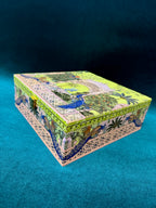 Peacock Gift Box with 4 glass jars