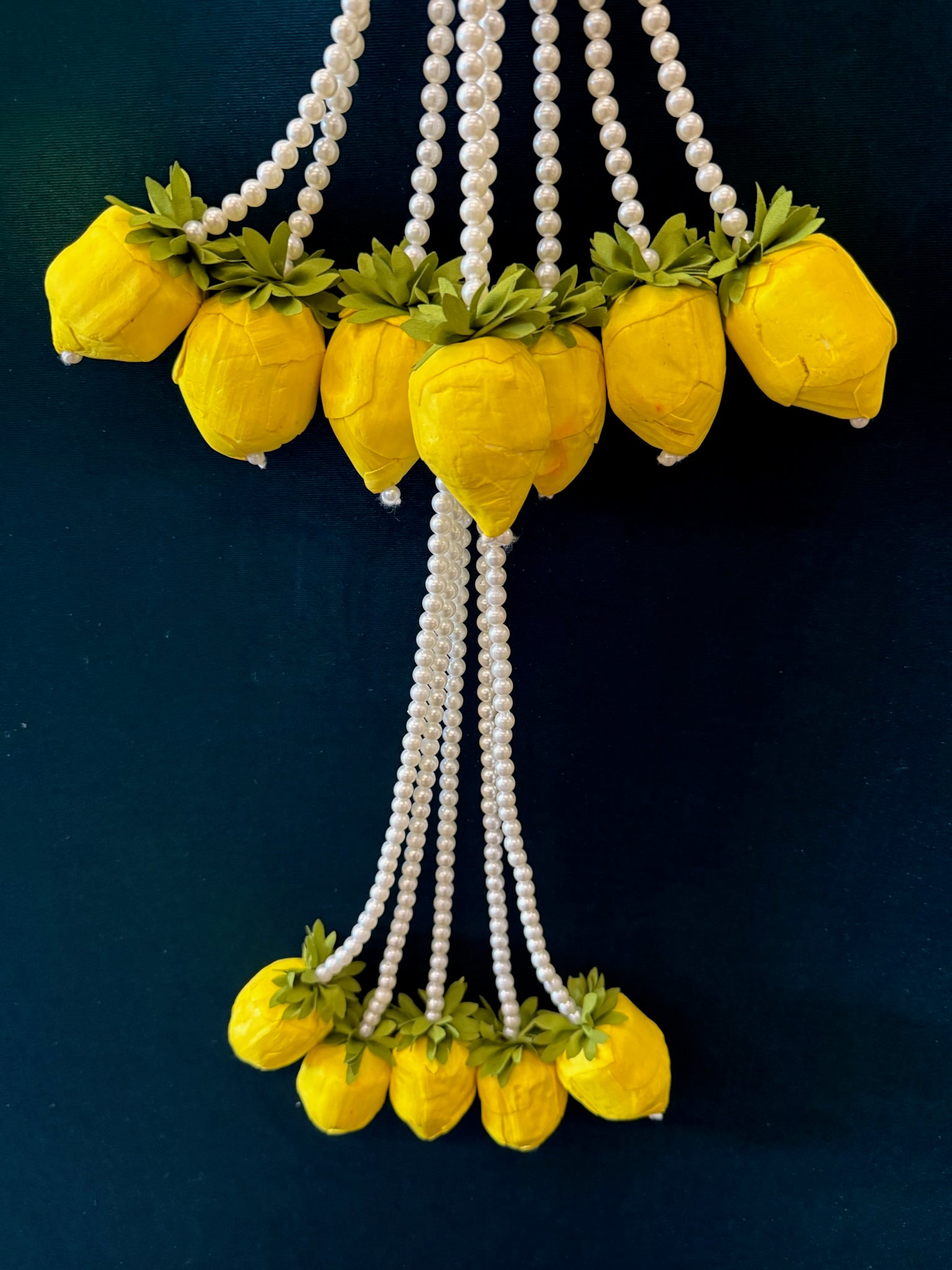 Pearl Lotus Bud Tassel and hanging
