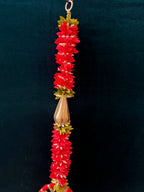 Red Chameli With Ring and Bell - Set of 2