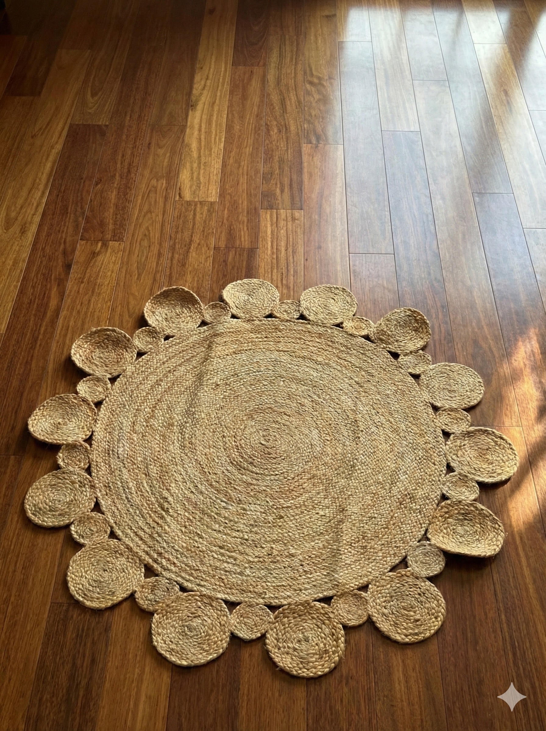 Solar Weave Round Jute Rug