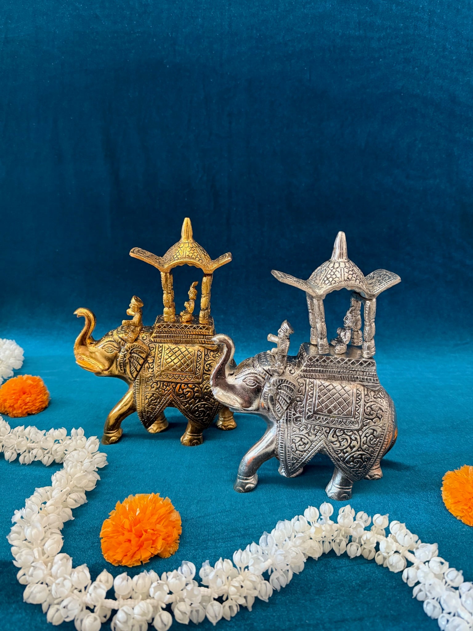 Royal Elephant Figurine