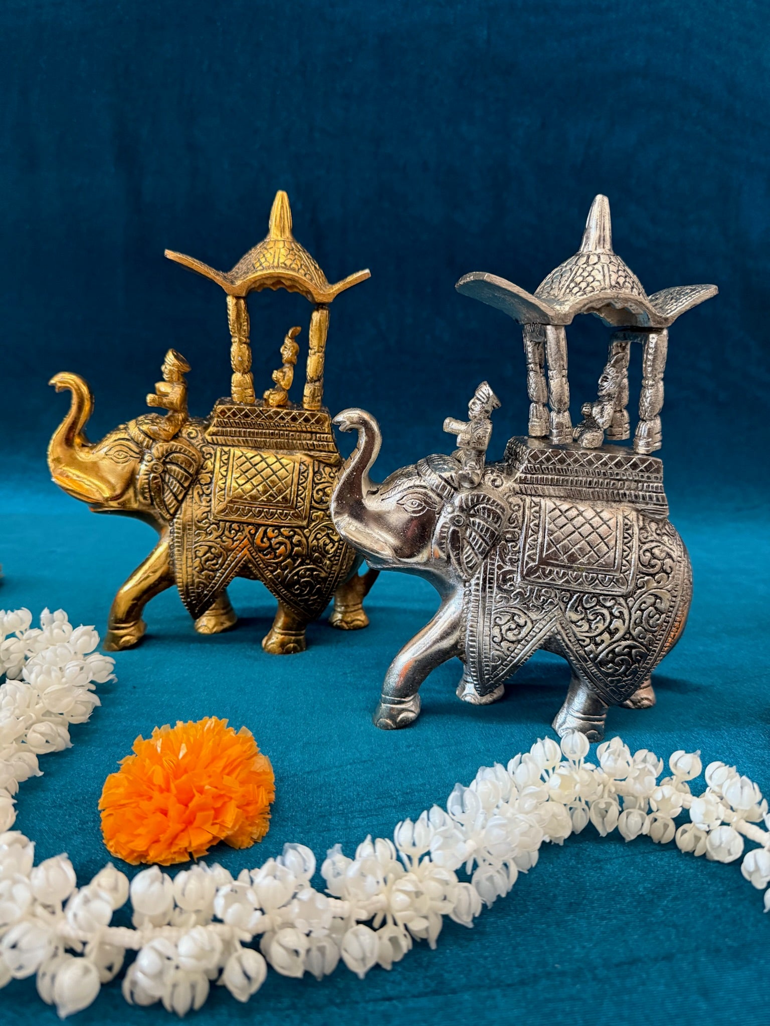 Royal Elephant Figurine