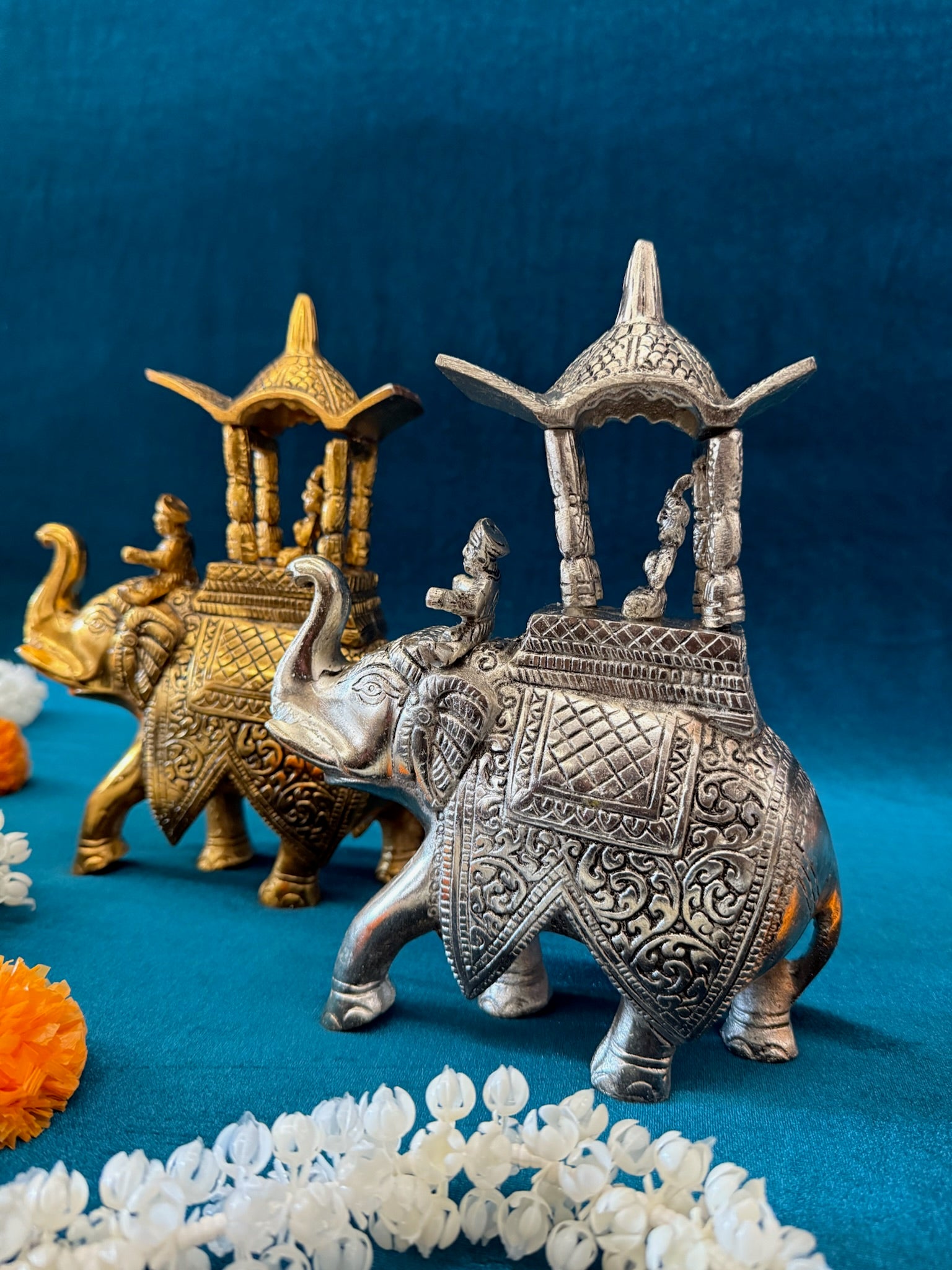 Royal Elephant Figurine