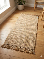 Rustic Fringe Jute Runner