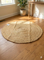 EarthCircle Round Jute Rug Natural