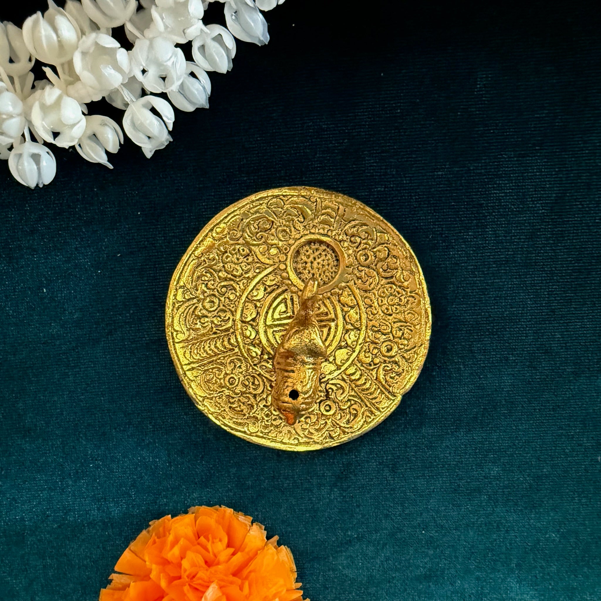 Decorative Elephant Plate Incense Holder