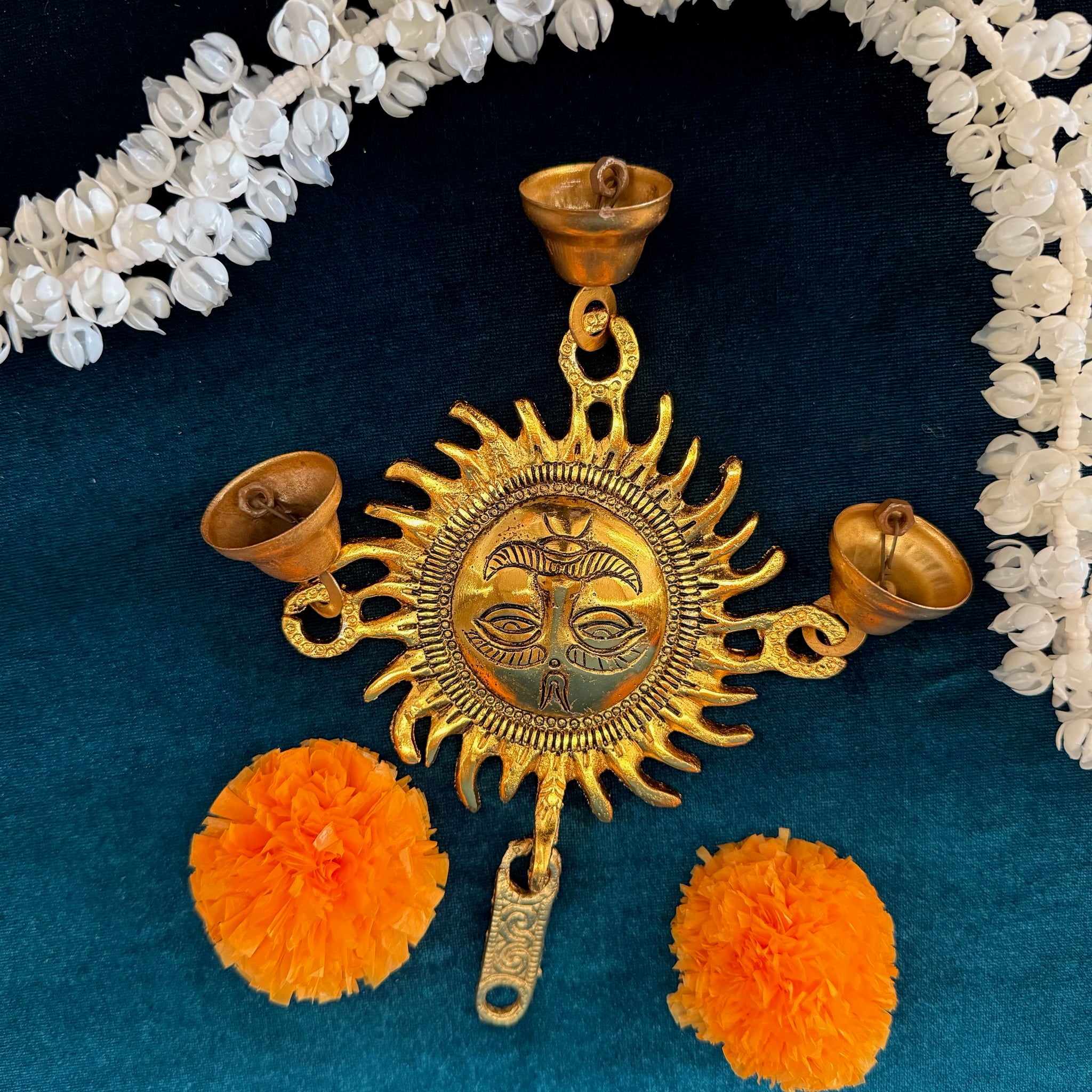 Sun Wall Hanging With Bells