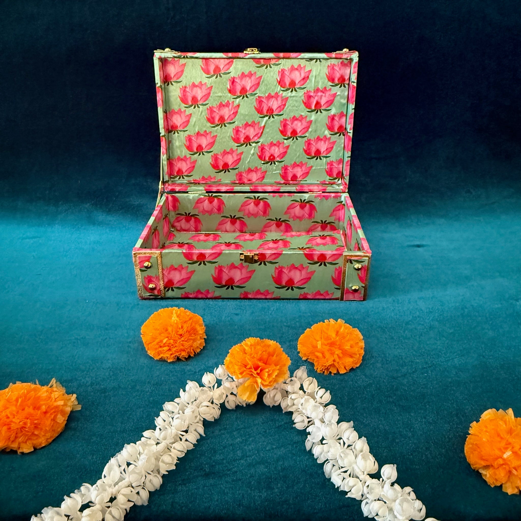 Rectangular Lotus Gift Box