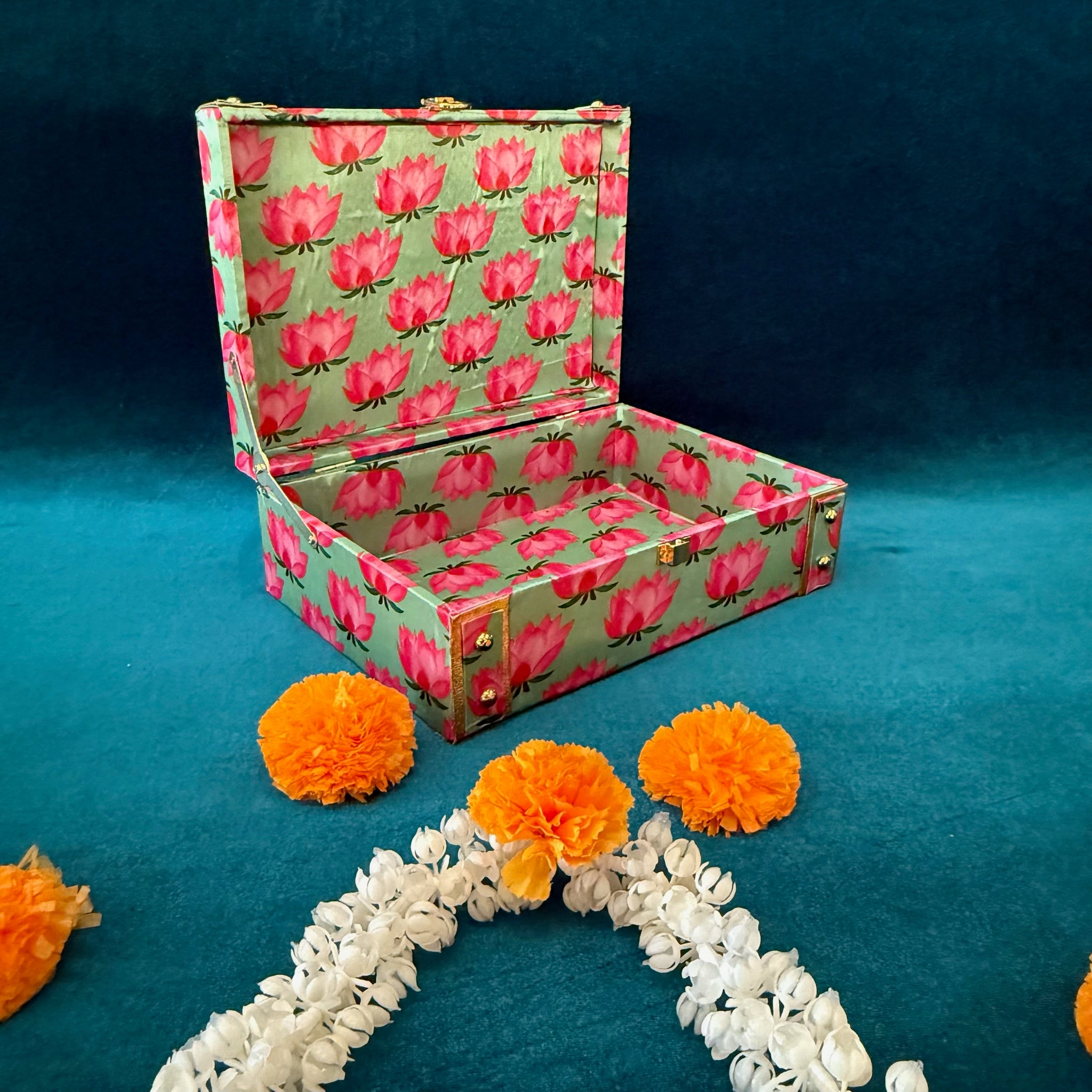 Rectangular Lotus Gift Box