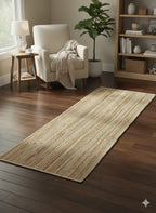 Ivory Weave Jute Runner Light Natural - Multi Sizes