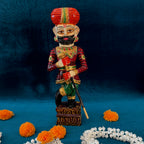 Wooden Handpainted Rajasthani Decorative Dwarpal (Pair)