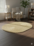 DuneOval Braided Jute Rug