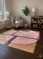 Festival Circle Chindi Rug Multicolor (48)