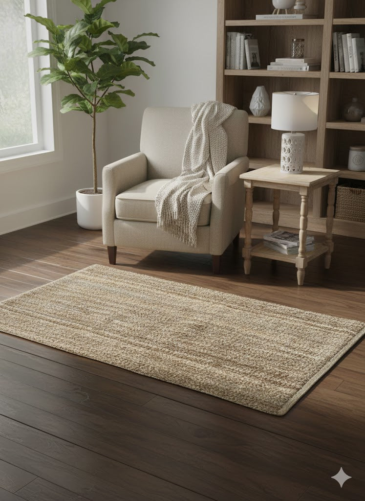 Ivory Weave Jute Runner Light Natural - Multi Sizes