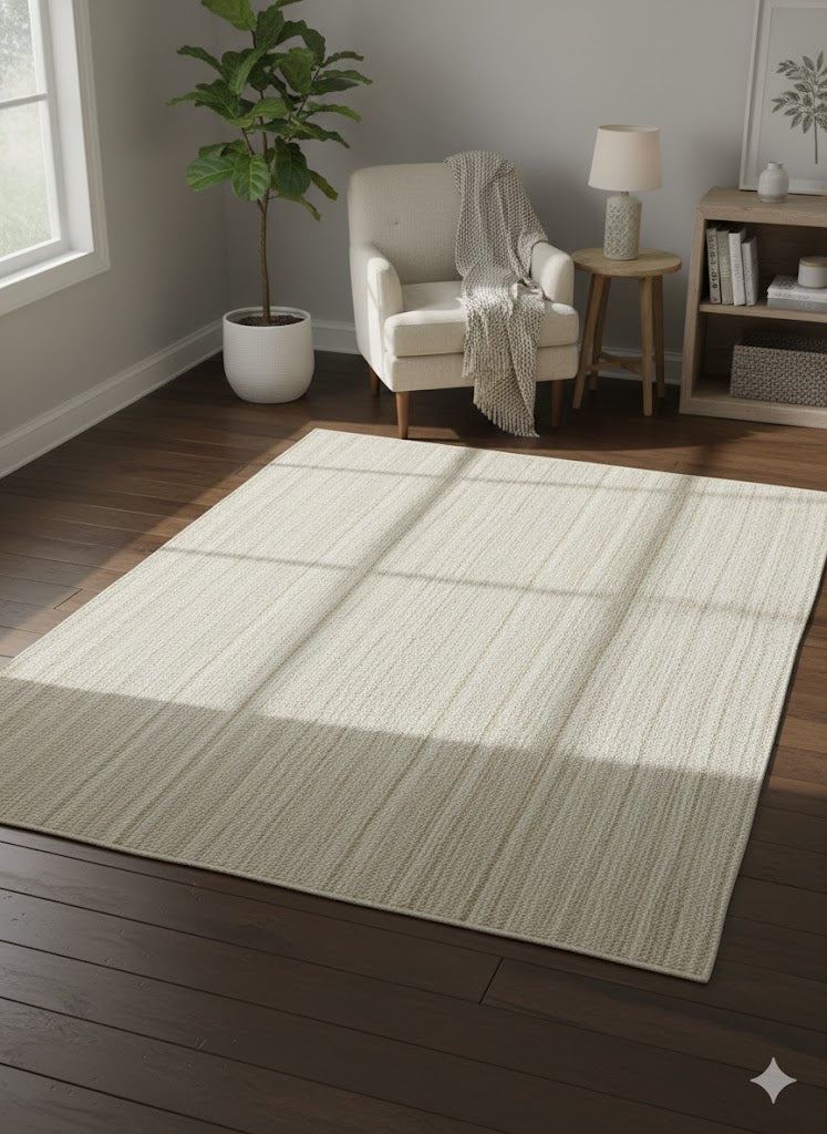 Natural Ivory Weave Jute Rug - Multiple Sizes