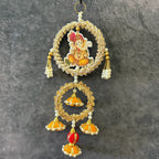 Double Ring Ganesh And Jhumki Hanging