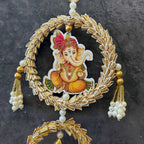 Double Ring Ganesh And Jhumki Hanging