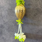 Chameli and Large Golden Drop with Tassel