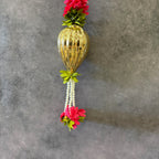 Chameli and Large Golden Drop with Tassel