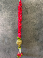 Chameli and Large Golden Drop with Tassel