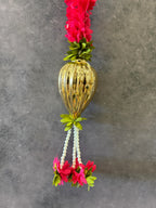 Chameli and Large Golden Drop with Tassel