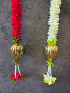 Chameli and Large Golden Drop with Tassel