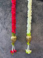 Chameli and Large Golden Drop with Tassel