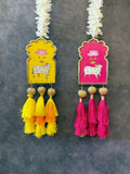 Chameli Lotus Bud and Cow Hanging with Tassel