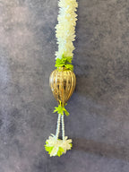 Chameli and Large Golden Drop with Tassel