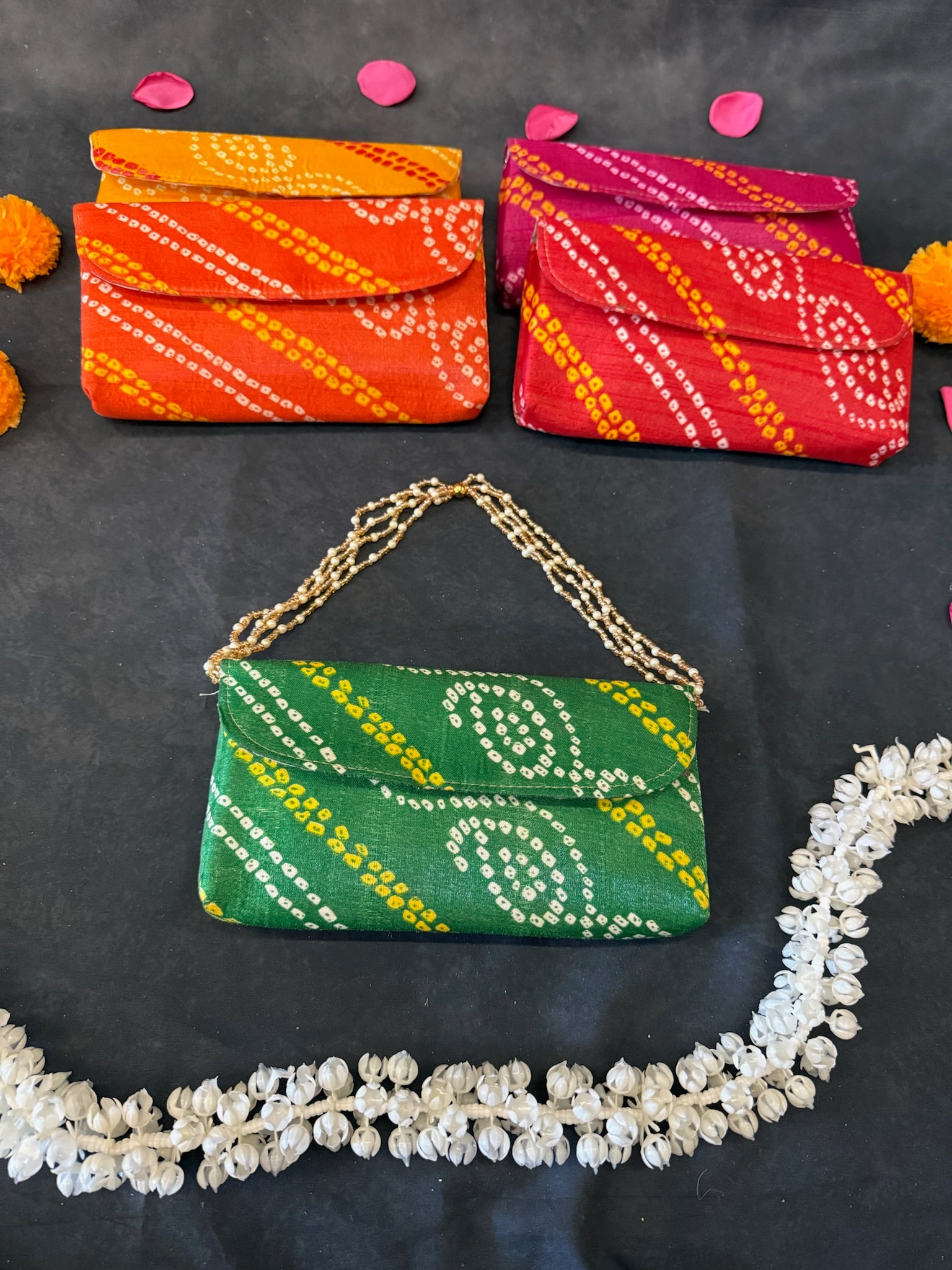 Pencil Pouch / Purse Style Potli Bandhini Design