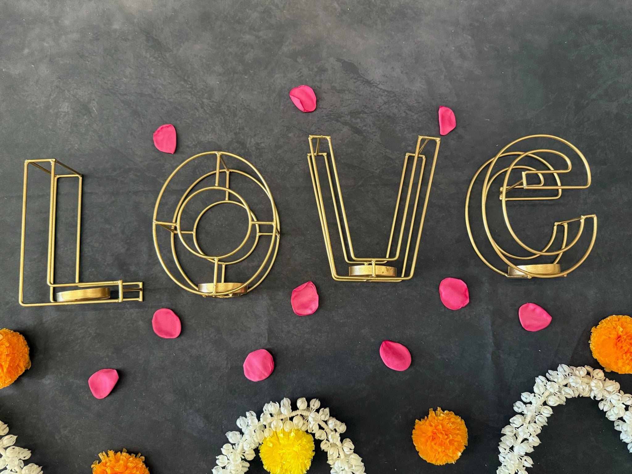 LOVE Tea Light Hanging