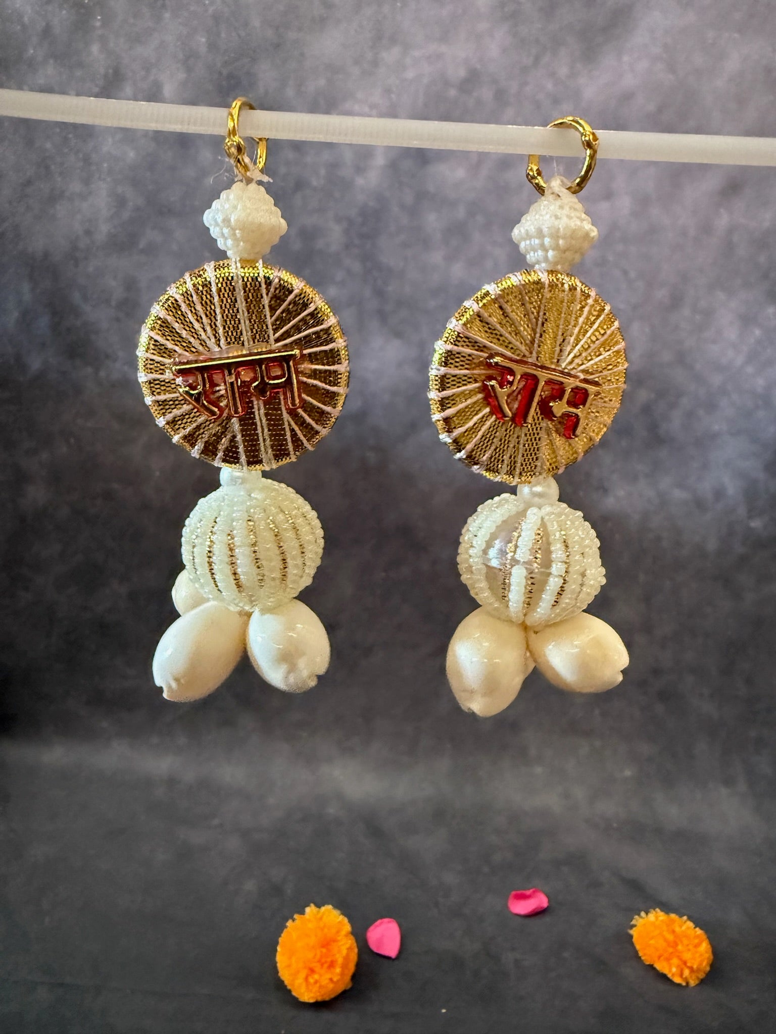 Ram Ram Shell & Tassel Mini Hanging (Pair of 2)