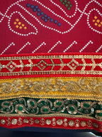 Bandhini Dupatta Style Pooja Cloth / Odhani