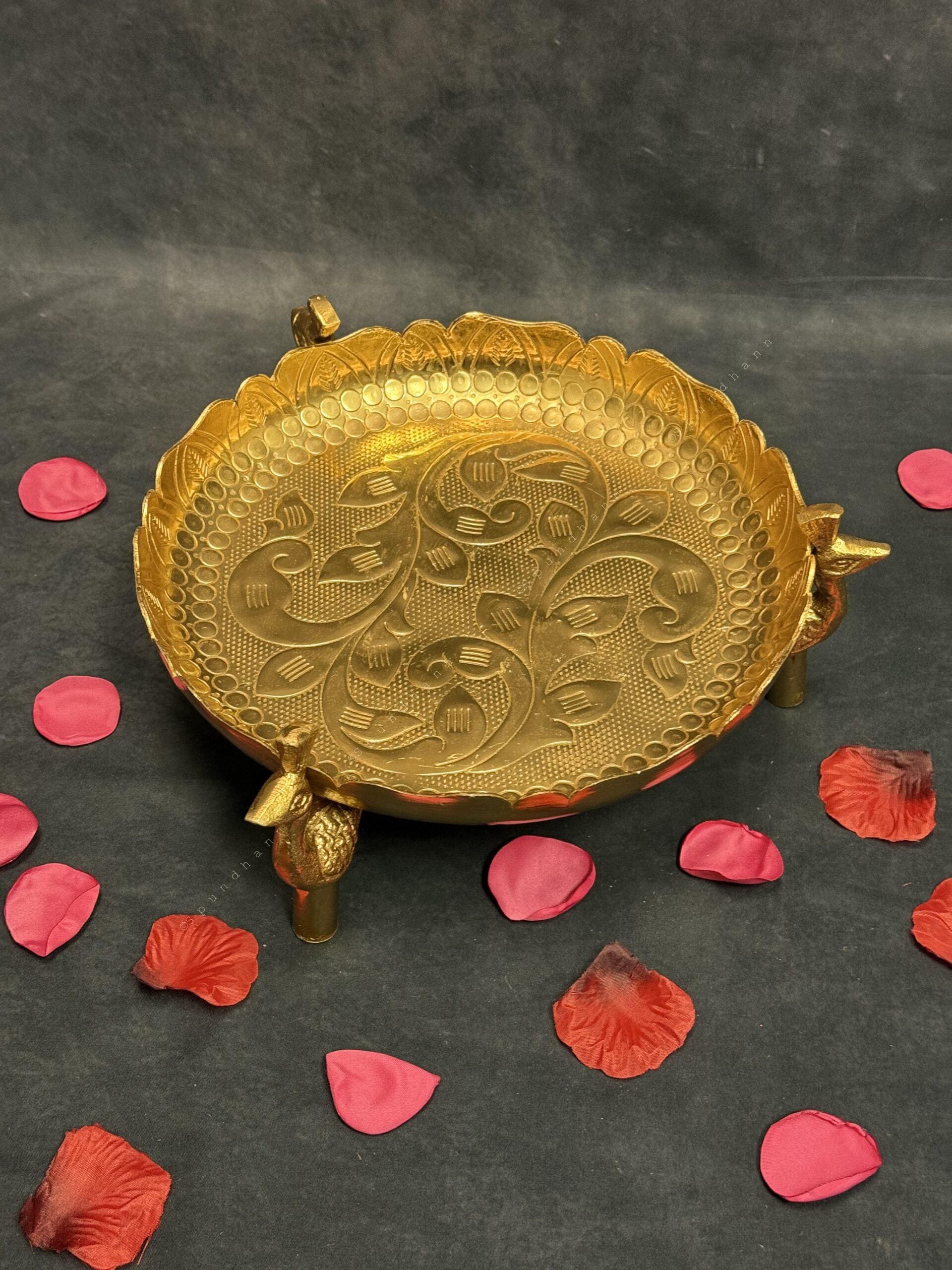 Peacock Plate / Platter Small