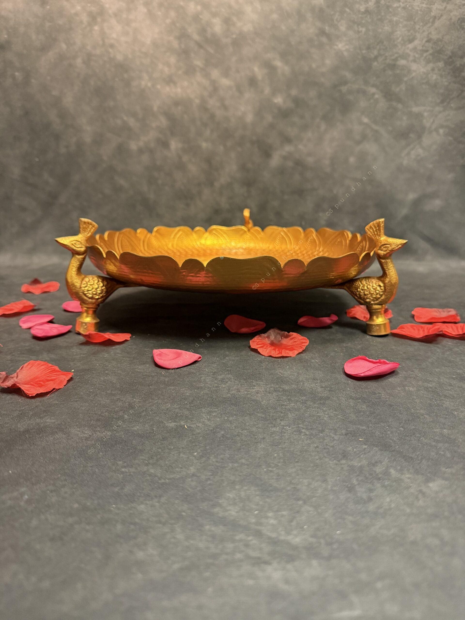 Peacock Plate / Platter Medium