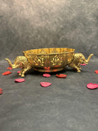 Cutwork Elephant Urli Medium